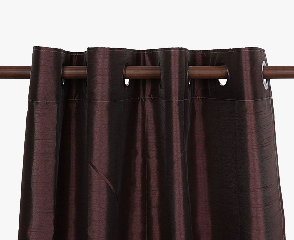 Silk-like Slubbed Curtain