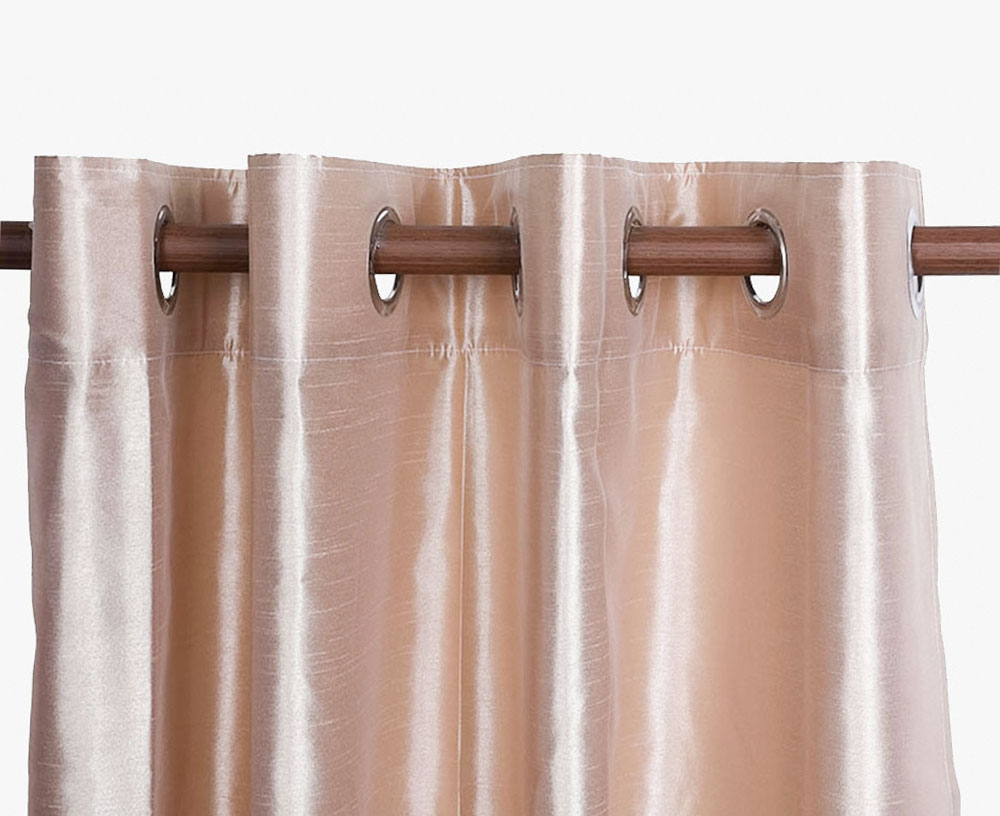 Silk-like Slubbed Curtain